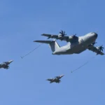 Vzdušné tankování na přehlídce NATO Mošnov